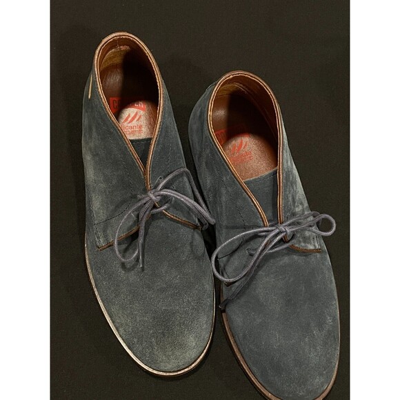 ~~CAMPER Mens US 6.5 EU 39 Suede Chukka Ankle Boot Woody Lace Up Navy Blue Wm8.5 - Picture 4 of 15